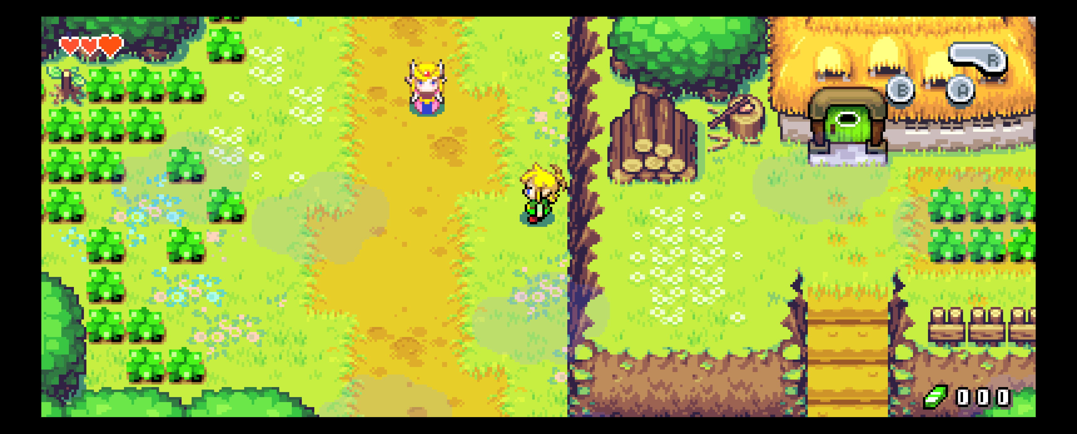 The Minish Cap with adaptive widescreen