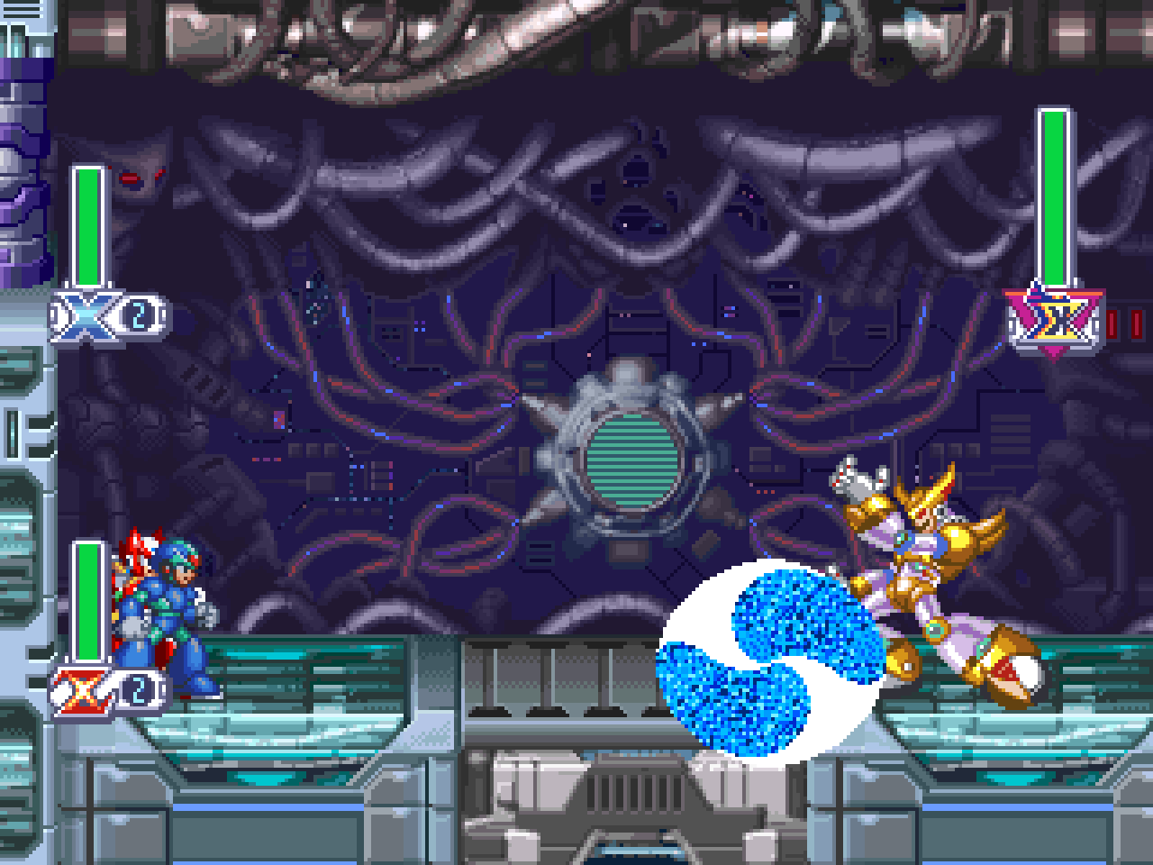 X and Zero face Double together in the optional co-op encounter