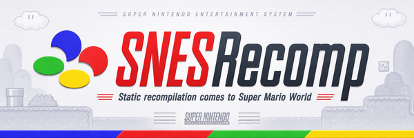 snesrecomp's First Title: Super Mario World