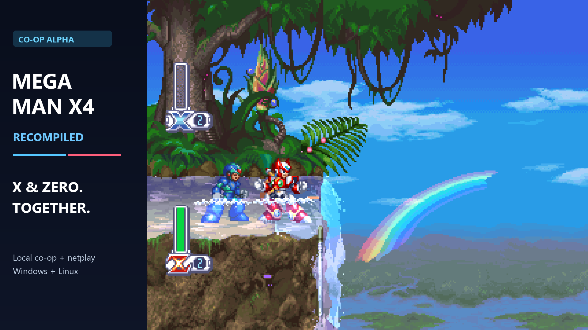 Mega Man X4 Recompiled: X and Zero, together (Preview)